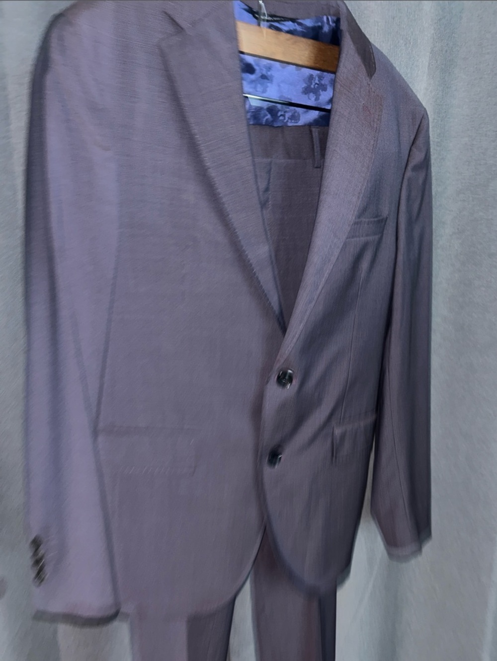 Ted Baker London suit Roger CT made it Italy Men's unique color Blazer40 pant33